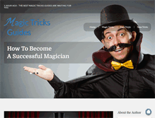 Tablet Screenshot of magictricksguide.com